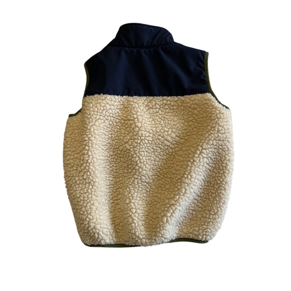 5T Carter's Navy and Cream Toddler Vest - Picture 2 of 4